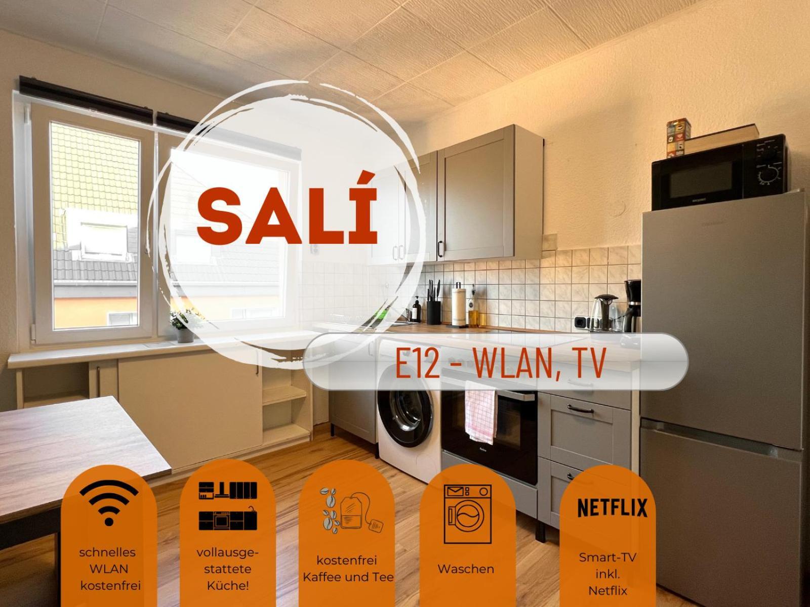 Sali - E12 - Wlan, Tv, Waschmaschine Appartement Essen Buitenkant foto